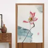 Perde Çin tarzı lotus kapı tuvalet mutfak yarı noren japon kapısı feng shui