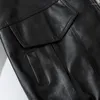 Men's Fur Faux Leather Bomber Jacket Men Solid Oversize Male Motorcycle Coat Biker Waterproof Moto Clothing Spring 2023 CWU-45P
