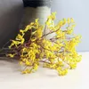 Fleurs décoratives 5 pièces décor de noël griffe kangourou Bouquets de fleurs immortelles plantes naturelles mourrant bouquet pour Hpme jaune