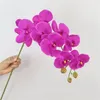 Dekorativa blommor 20 st lyx 9 huvuden stor riktig beröring orkidé falsk för hembord dekoration flores jul indie rumsdekor
