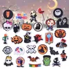 Shoe Parts Accessories Halloween Cartoon Clog Charm Charms Fits For Sandals Decorations Witch Ghost Skl Castle Design Girls Kids Tee Otfij