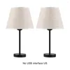Lámparas de mesa Lámpara de escritorio acogedora para el hogar o el dormitorio: iluminación suave no tóxica, elegante, sin USB -US