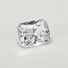 Loose Gemstones Unheated 9.90 Cts Natural Mined 10mmx12mm Sri-Lanka White Sapphire Rectangle Cut VVS Gem