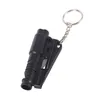 Porte-clés Longes Sauvetage Marteau Porte-clés Anneaux Portable Autodéfense Sauvetage D'urgence Accessoires De Voiture Ceinture De Sécurité Fenêtre Break Dhydq