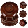 Dinnerware Sets Woodsy Decor Wood Bowl With Lid Serving Dishes Platter Fruit Plate Appetizer Snack Tray Fruits