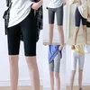 Kvinnors leggings träning med fickor 3 smala fit benbyxor hög elasticitet flickors postpartum svettbyxor för kvinnor set