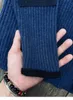 Erkek Sweaters Terzi Brando 007 Bond Süper Premium Kalite 90 Merino Yün 10 Kaşmir Bir Hat Boyun Gümüş Kaplama Avize Klasik Kazak 230828