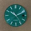 الساعات الأخرى NH35 DIAL 31.8MM GREEN Luminous Watch DIAL Hands Kit Kit for NH35 Movement Men Menical Watch Accessories 230829