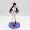 Finger Toys 21cm Overlord Albedo So-Bin Anime Figure Overlord III Albedo Action Figure Albedo figur Ainz ooal klänning Figur Toys