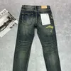 Mens Jeans kläder Mens mode streetwear broderi låg stigande baggy denim byxor män rak hiphop jean byxor chd2308294 skywings