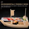 Dinnerware Sets Sushi Boat Japanese Style Tray Shaped Display Plate Sashimi Serving Dish Disposable Trays Home