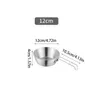 Bowls Outdoor Accesories Camping Bowl With Handle Foldable Stainless Steel Travel Hiking Cooking Tableware Cookware Portable