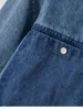 Women's Jackets Women Denim Coat Straight Double Pockets Vintage Jacket