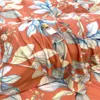 Bedding sets Svetanya Orange Pastoral Flowers Leaves Nordic Egyptian Cotton Set Bedlinen Queen King Size Duvet Cover Fitted Sheet 230828