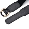 Belts Beltox Women's Elastic Stretch Wide Waist Belts w Wrapped Gold Circle Buckle 230829