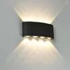 Lámpara de pared Lámparas LED para exteriores Alto brillo Resistente al agua A prueba de herrumbre para una instalación simple en el pasillo Moderno