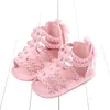 Сандалии мода в стиле рома, рожденная малышка для девочек, не скользящие дети, детские обувь Zapatos