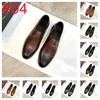 Haute qualité originale 1: 1 chaussure arty chaussures pour hommes Coiffeur chaussures de mariage hommes élégant marque italienne en cuir verni chaussures habillées hommes formel Sepatu Slip On Pria