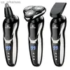 Shaver New Shaver 1168 LCD DIGITAL DISPLAY CULLE WATER WARK WASTH HAIR COST FASE CHAIVE Three in One Electric Shaver HKD230829