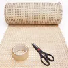 Dekorativa föremål Figurer Natural Rattan Webbing för Cane Projects 45 cm Woven Open Mesh Cane - Cane Webbing - Natural Rattan Webbing Roll Plast 230828