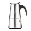 4/6Cup Coffee Maker Pot Espresso Latte Percolator Electric Stove Home Office Kitchen Supply