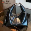 Sac de soirée boulette couleur unie poignée supérieure sangle réglable en cuir PU avec mini porte-monnaie quotidien pour dames 230829