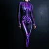 Theme Costume Halloween Scary Skeleton Costume Adult Kids Family Horror Skull Jumpsuit Carnival Party Halloween Parent-Child Pajama Outfits 230829