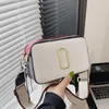 Top designer bag handbag snaps new multicolor shoulder bags camera women fashion tie dye luxury leather crossbody glitter strap304L