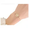 2021 Simple Shell and Camellia Link Pulsera Mujeres Fashion Joyería elegante3353020