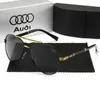 Sunglasses Designer New Car Brand AUDI Driver's Mirror Men's Metal Toad Glasses Polarized Sunglasses Driver's Sunglasses