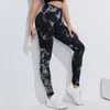 Leggings da donna senza cuciture Tie Dye da donna per fitness pantaloni da yoga push up allenamento sport legging collant a vita alta palestra abbigliamento da donna 230828