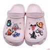 Cartoon Accessories Charms Wholesale Childhood Memories Gym Funny Gift Shoe Pvc Decoration Buckle Soft Drop Delivery Baby Kids Materni Dhr15