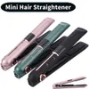 Alisadores de cabelo 2 em 1 sem fio mini alisador modelador rápido aquecimento térmico ferro plano profissional ferramenta de cabeleireiro 230828