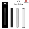 C5 Bud Touch Battery 10,5 mm sans bouton Vendre 340mAh 2,8 V-4.2 V Tension pour 510 Batterie Batterie File Fape Pen Batter