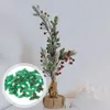 Garrafas de armazenamento 30 peças guirlanda de natal micro paisagem decoração de natal holly bagas decorações ornamentos artesanato árvores resina