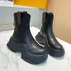 Designer Boots Luxury Boot äkta läderstövlar Ankelstövlar Kvinna Kort start Sneakers Trainers Sandaler Sandaler av Brand W382 004