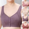 Kvinnors shapers Bekväm ring Yoga Sleep Tank Top BH med Front Button Sexig Pack för kvinnor