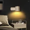 Lampa ścienna nowoczesna leina sypialnia sypialnia biała zielona szare nordyckie kreatywne czytanie przycisk Push Switch Light Sconce