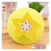 Mats Pads Fruit Sile Coaster Pattern Colorf Round Cup Cushion Holder Thick Drink Tableware Coasters Mug Pad Drop Delivery Home Garde Dhzn2