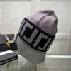 Kvinnor män stickad hatt beanie cap designer skalle caps klassiska bokstav vinter hattar 6 färger valfritt