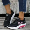 Women S Up Dress Platform Lace Vulcanized Casual Shoes Breathable Hard Wearing Wedges Lightweight Comfortable Sneakers T hoes neakers
