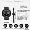 Wristwatches Water Proof Electronic Watch Women Simple White Rubber Digital Date Wrist Clock Girl Pedometers Sport Black Wristwatch Ladies