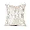 Luxury Jacquard Gold Cushion Cover 30x50 45x45 50x50 60x60cm geometrisk dekorativ soffa kuddtäcke vardagsrumsdekor kudde hkd230825 hkd230825