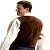 Herren-Weste aus Rindsleder, Steampunk-Weste, Western-Cowboy-Stil, S-XXXL HKD230828