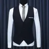 Coletes masculinos moda masculina colete cor sólida v pescoço sem mangas botões blazer plus size formal jaqueta de negócios 230828