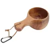 Кружки северный стиль деревянная чашка ручной работы ручной работы для домашнего кемпинга походы