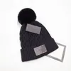 Brand Hat Wool Rabbit Fur Ball Hat Knitted Fur Pom Pom Autumn Parent-child Winter Hat Removable Beanie Cap Raccoon Fur Pompon