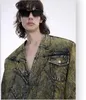 Men's Jackets G08554 Fashion Coats & 2023 Runway Luxury European Design Party Style Clothing