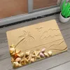 Mattor sommar SeaShell Ritning Nonslip Bath Mat Badrum golvdusch matta kök 230828