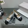 2023 여름 가을 New Pearl Thick Heel Square 헤드 메리 제인 여자 싱글 슈 드레스 신발 사랑 다이아몬드 얼굴 디자인